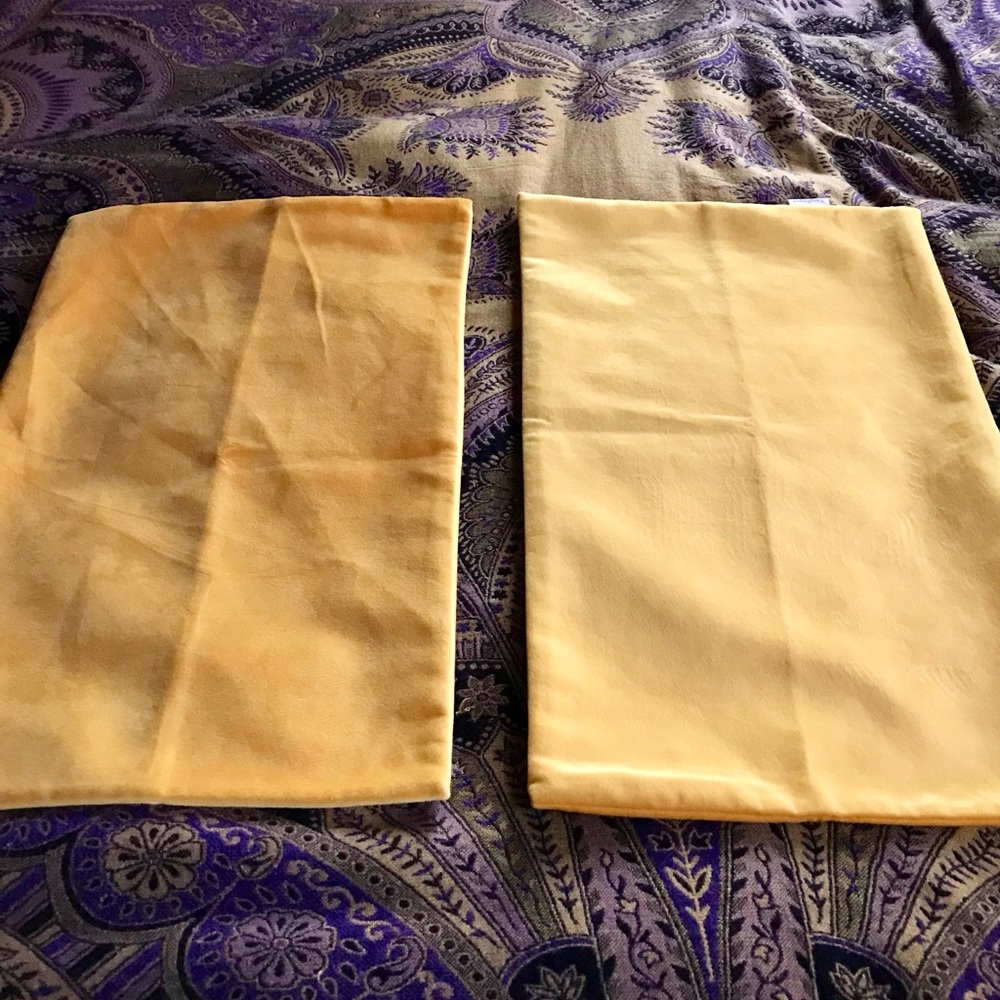 Pillow covers.